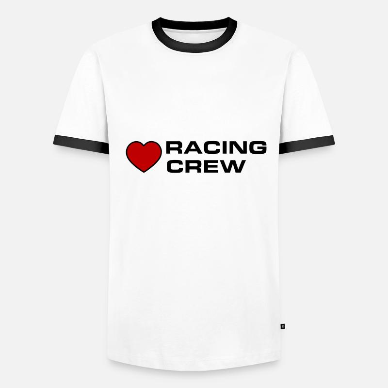 Équipage de course T-shirt contrasté Homme