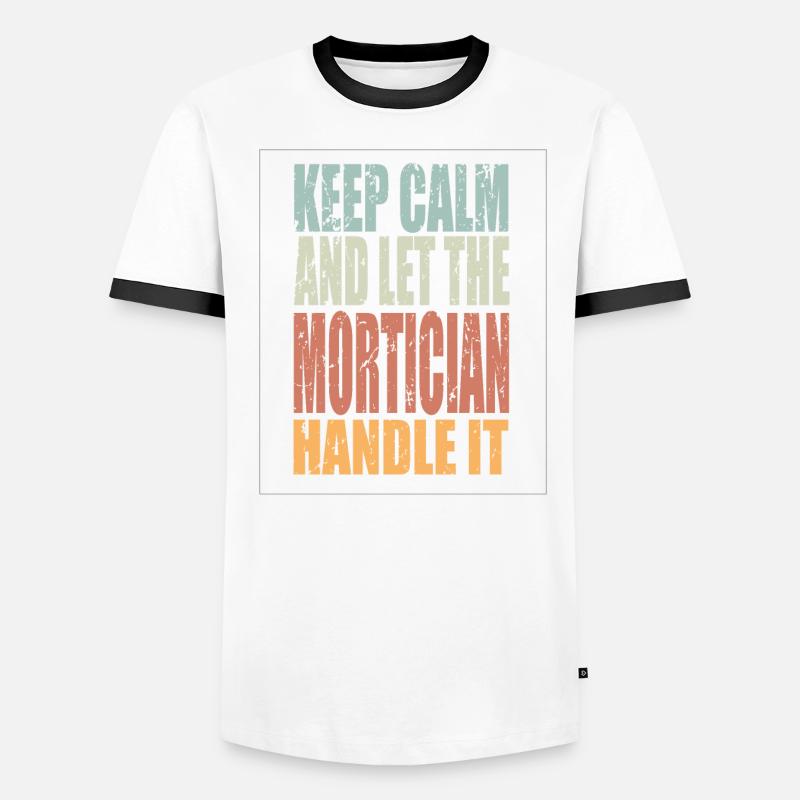 Keep Calm Keep Calmatter Spruch Keep Calmatter Männer Kontrast-T-Shirt