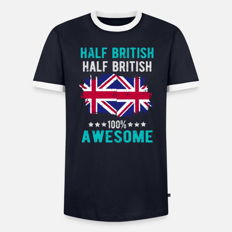 Half British Half British - Men's Ringer Shirt - undefined