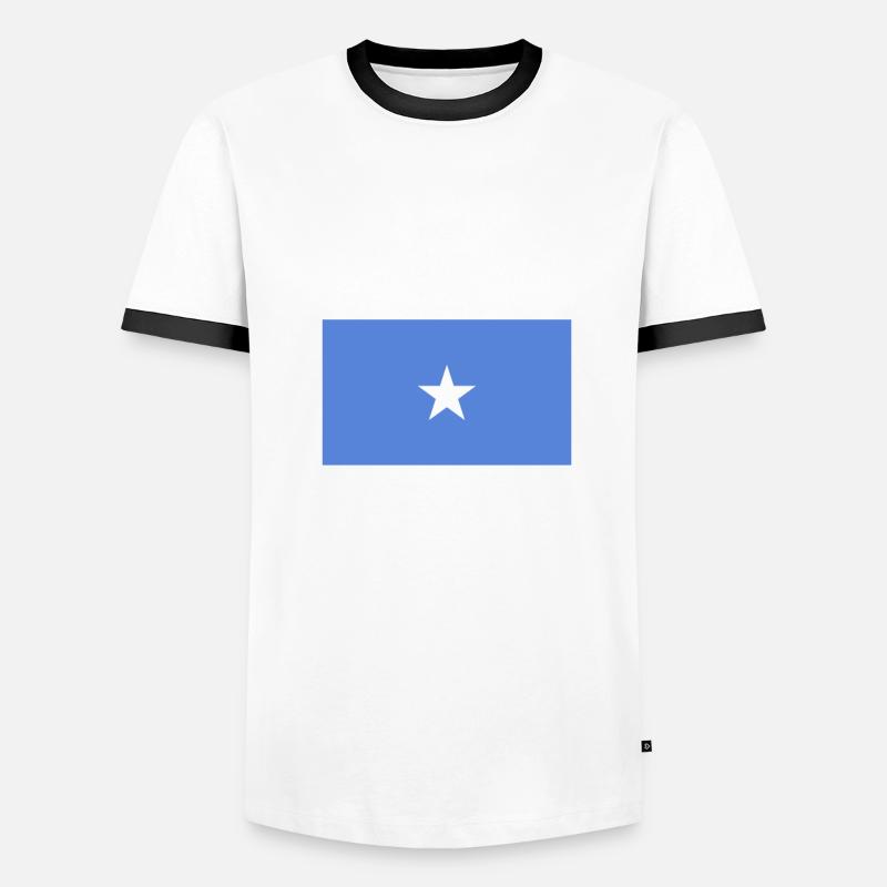 Drapeau de la Somalie T-shirt contrasté Homme