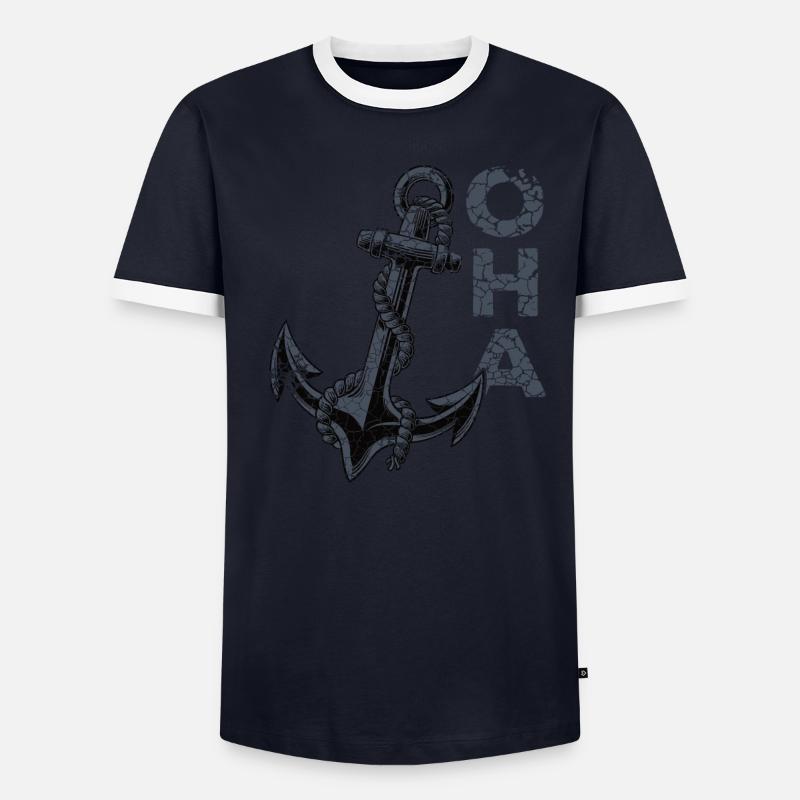 Oha Anker North German Panic Attack Men's Ringer Shirt