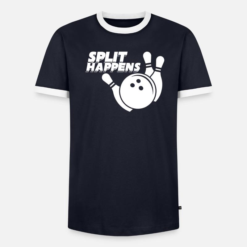 Split happens bowling outfit Men's Ringer Shirt