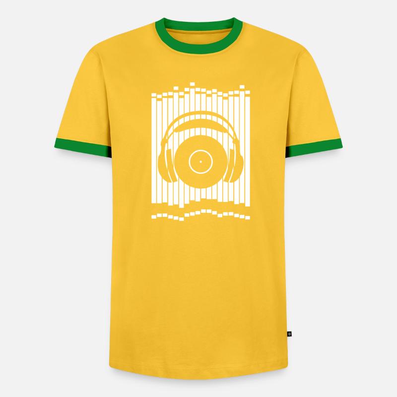Equalizer DJ Geschenkidee - Männer Kontrast-T-Shirt - undefined