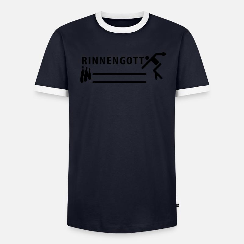 Bowling - gutter God Men's Ringer Shirt