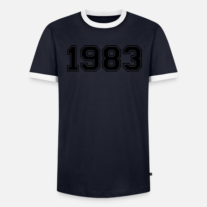 1983 T-shirt contrasté Homme