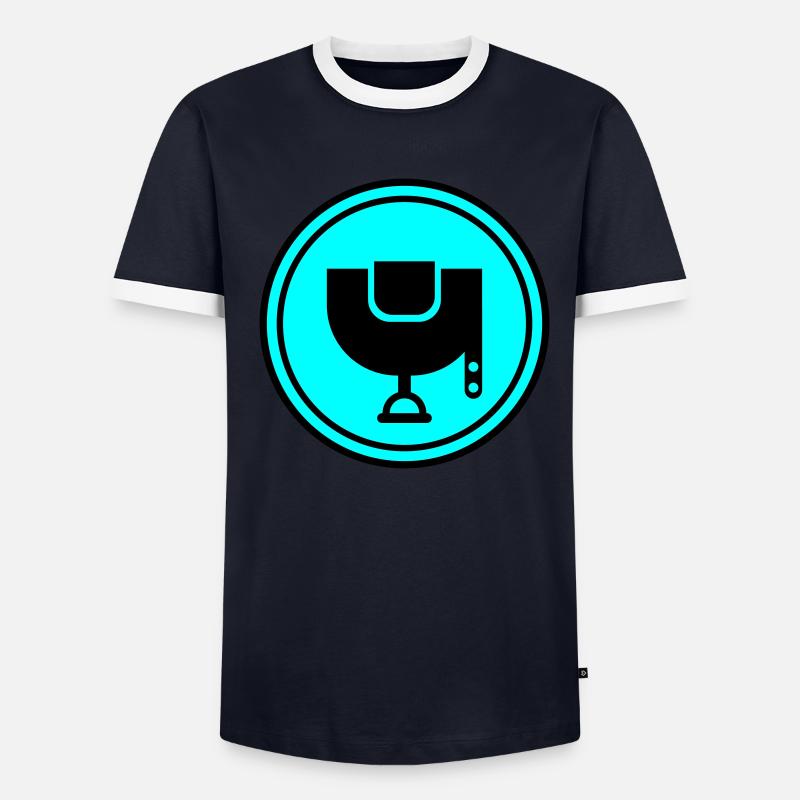 Icône de selle T-shirt contrasté Homme
