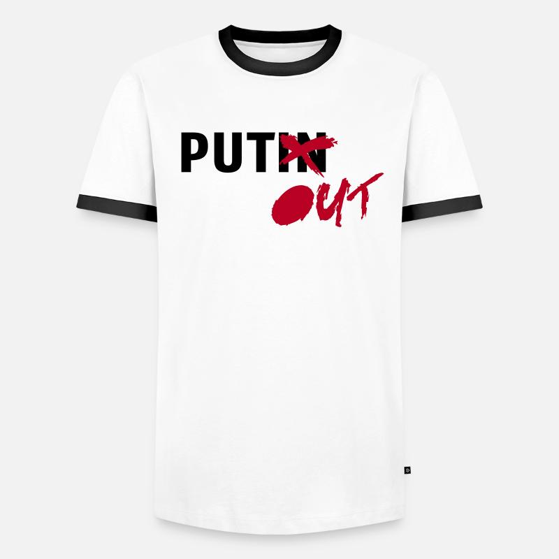 putout Männer Kontrast-T-Shirt