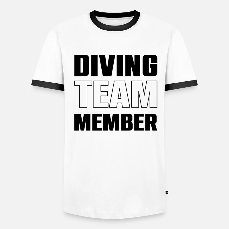 Équipe de plongée T-shirt contrasté Homme