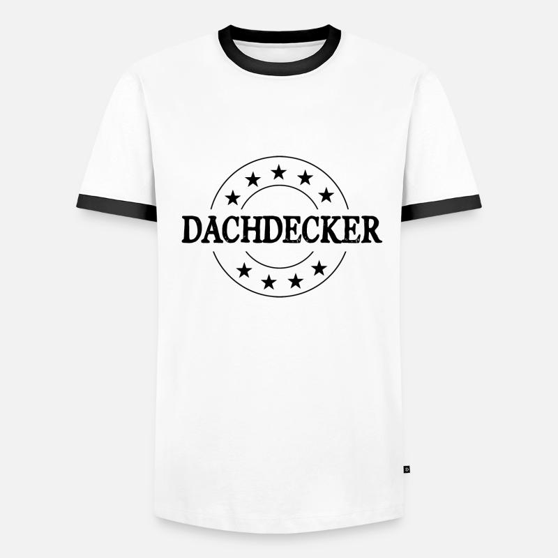 Dachdecker Beruf Männer Kontrast-T-Shirt