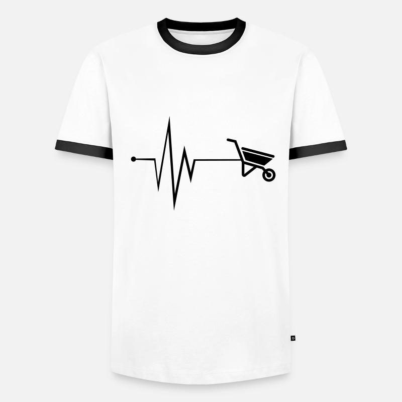 Pouls de brouette T-shirt contrasté Homme