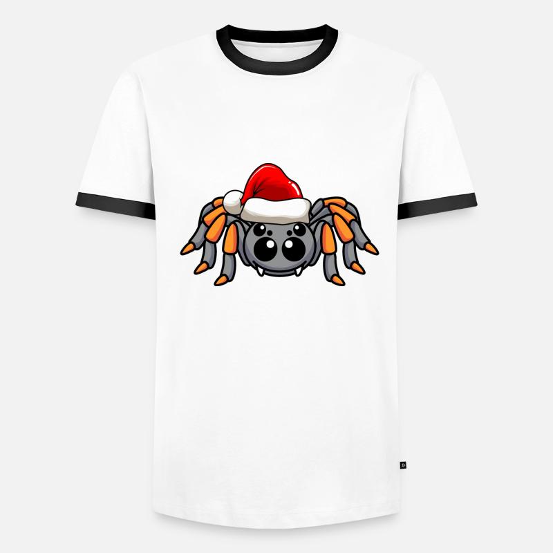 Tarentule Comic Noël T-shirt contrasté Homme
