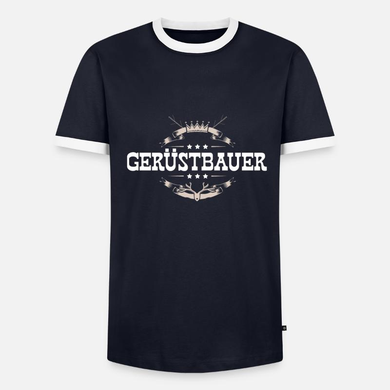 Gerüstbauer Beruf - Männer Kontrast-T-Shirt - undefined