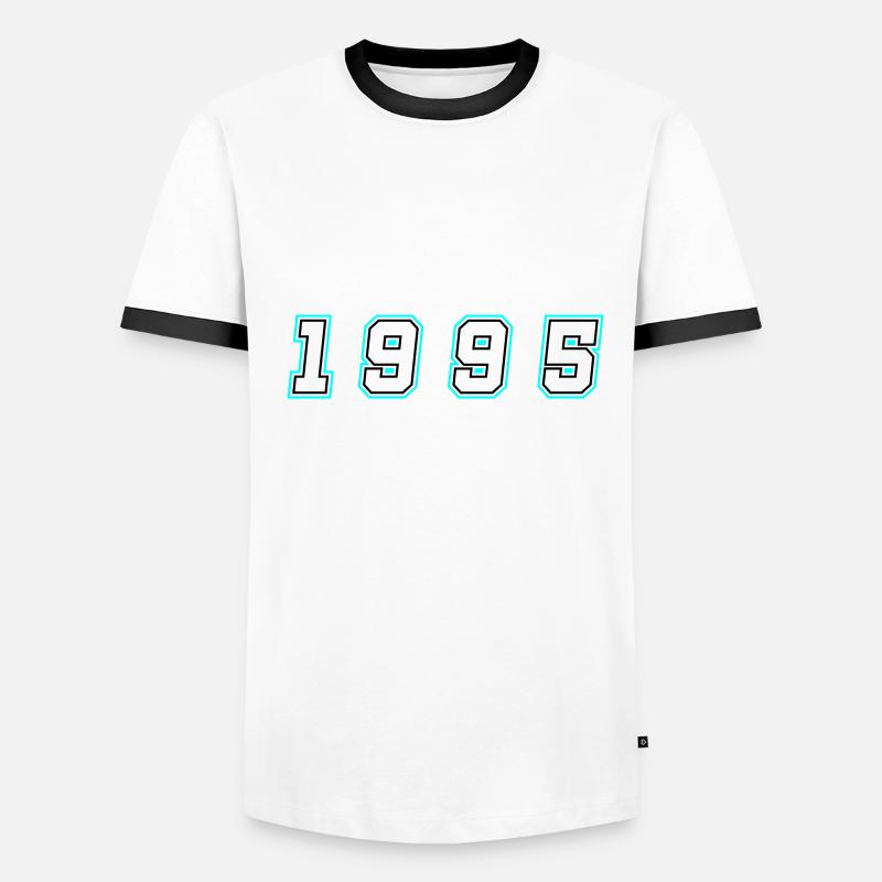 Numéro de l’année 1995 T-shirt contrasté Homme