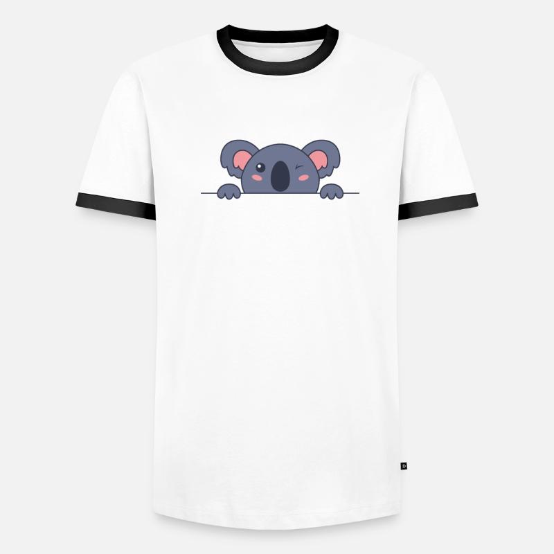 Koala is hiding Men's Ringer Shirt