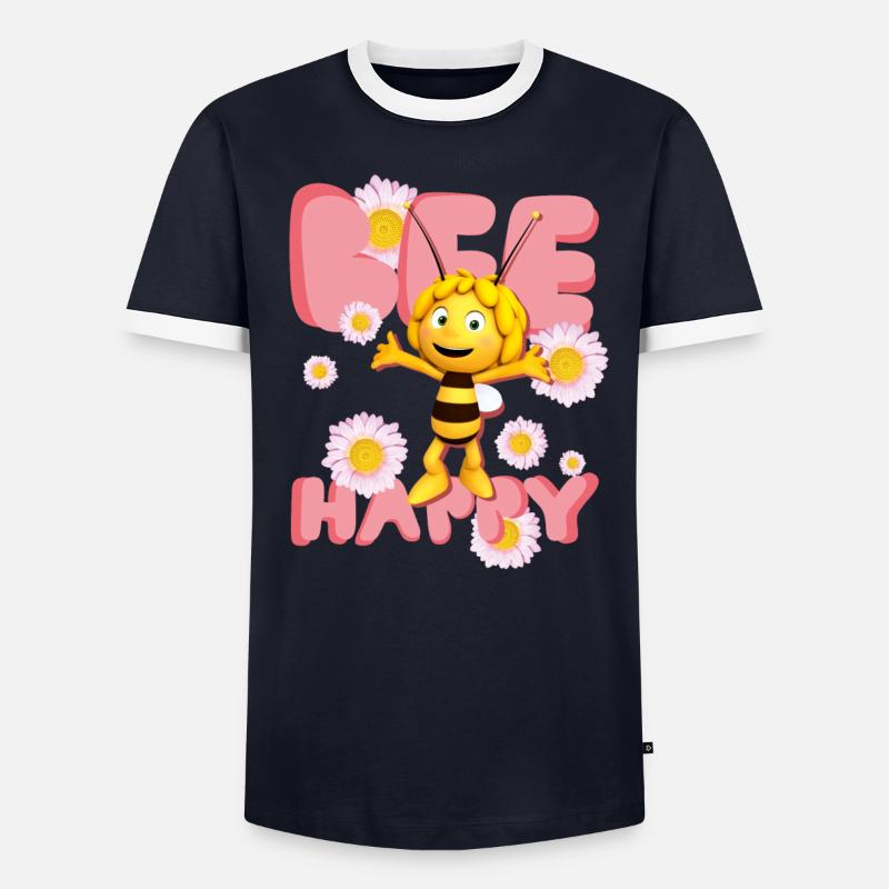Maya L’Abeille Abeille Heureuse T-shirt contrasté Homme