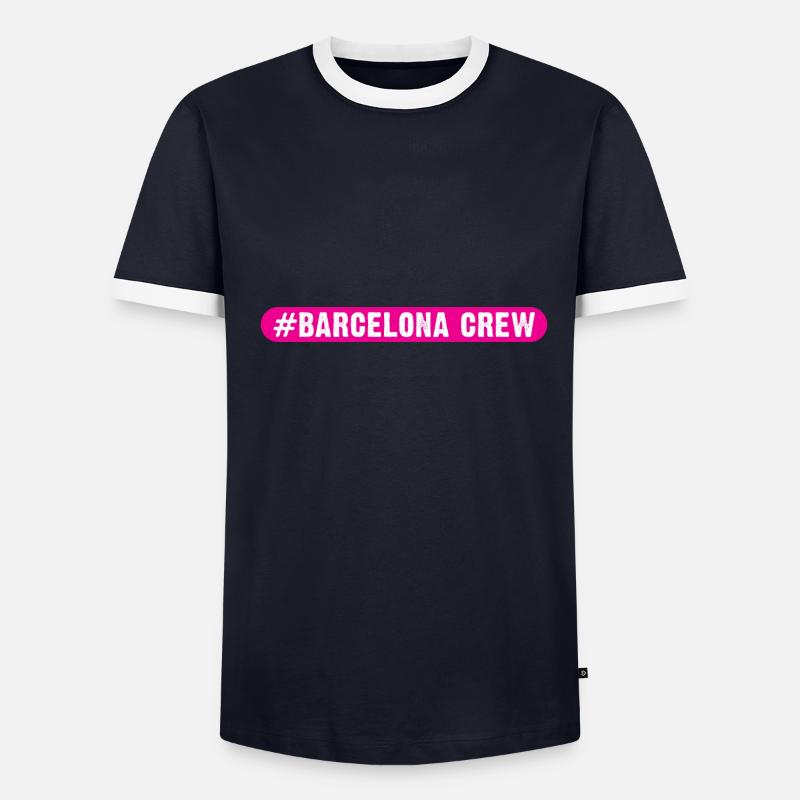 Équipage de Barcelone - T-shirt contrasté Homme - undefined