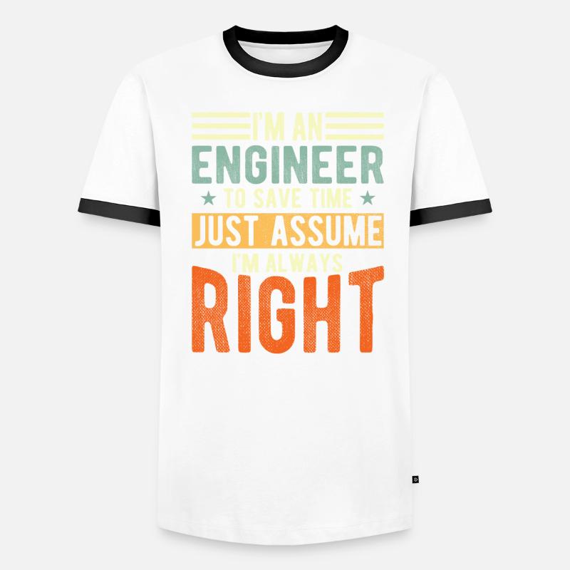 Technicien T-shirt contrasté Homme