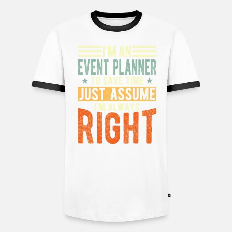 Event Planner Men's Ringer Shirt