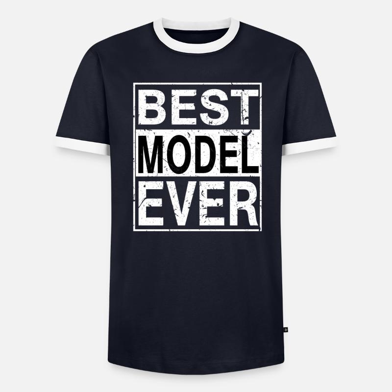 Best Model Ever Model Gift Men's Ringer Shirt