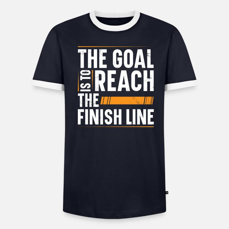 L’objectif est d’atteindre la ligne d’arrivée T-shirt contrasté Homme