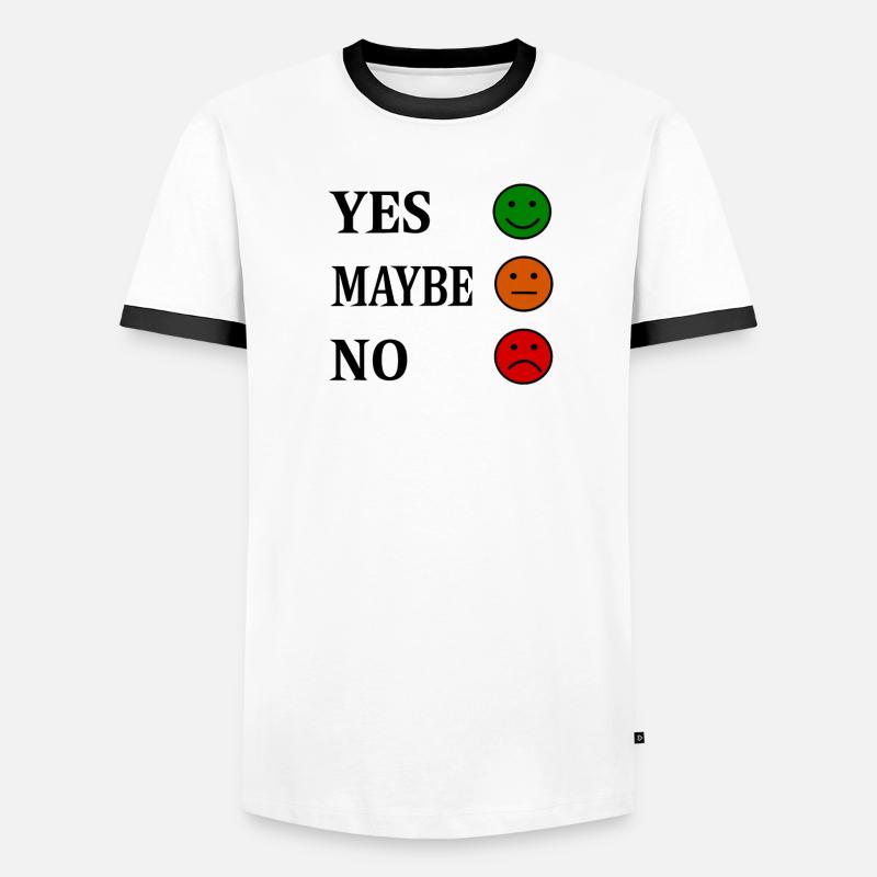 Aide à la décision T-shirt contrasté Homme