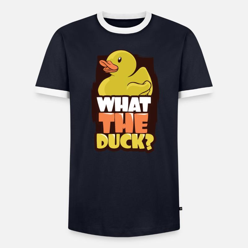 rubber duck Men's Ringer Shirt