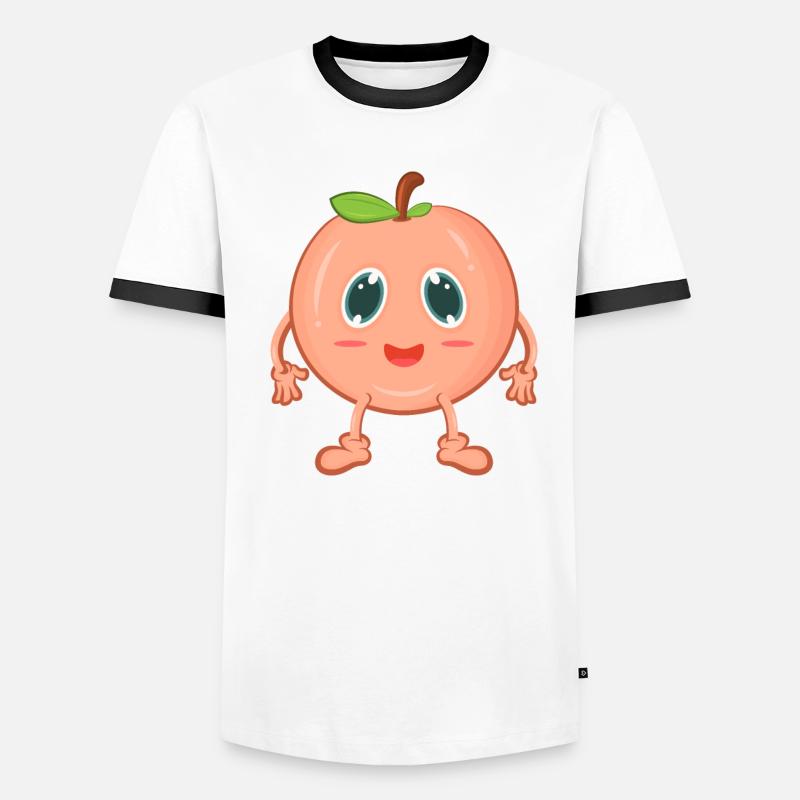 Bande dessinée de pêche T-shirt contrasté Homme