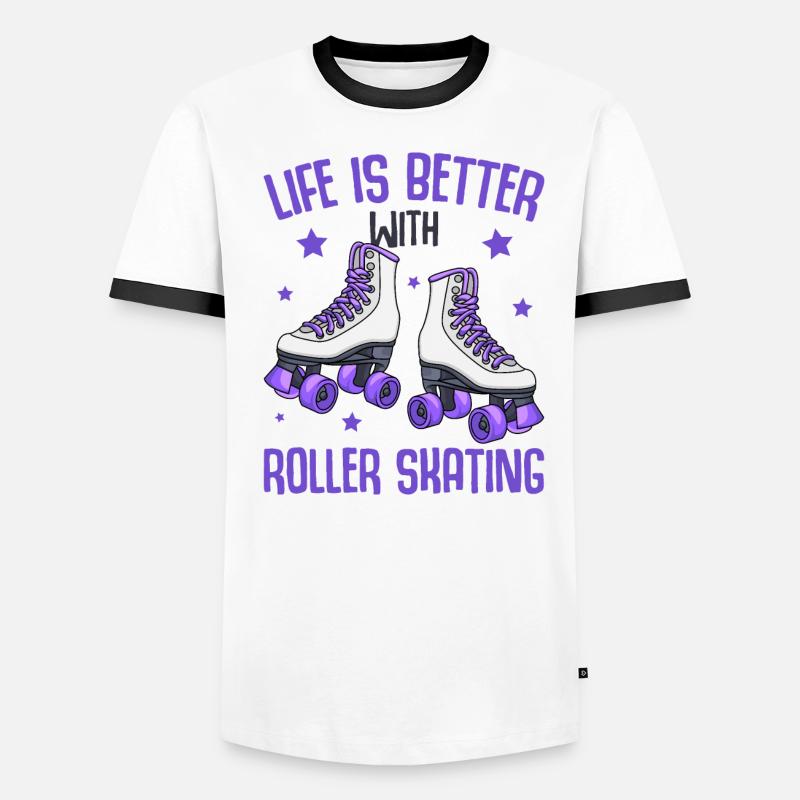 Roller skates Men's Ringer Shirt
