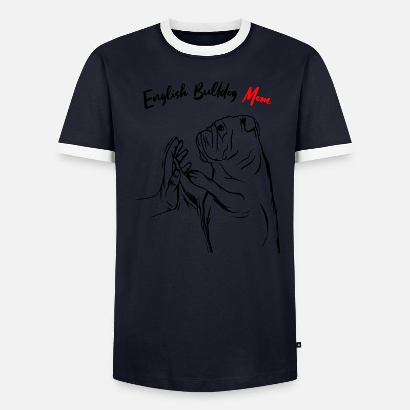 Bouledogue anglaise T-shirt contrasté Homme
