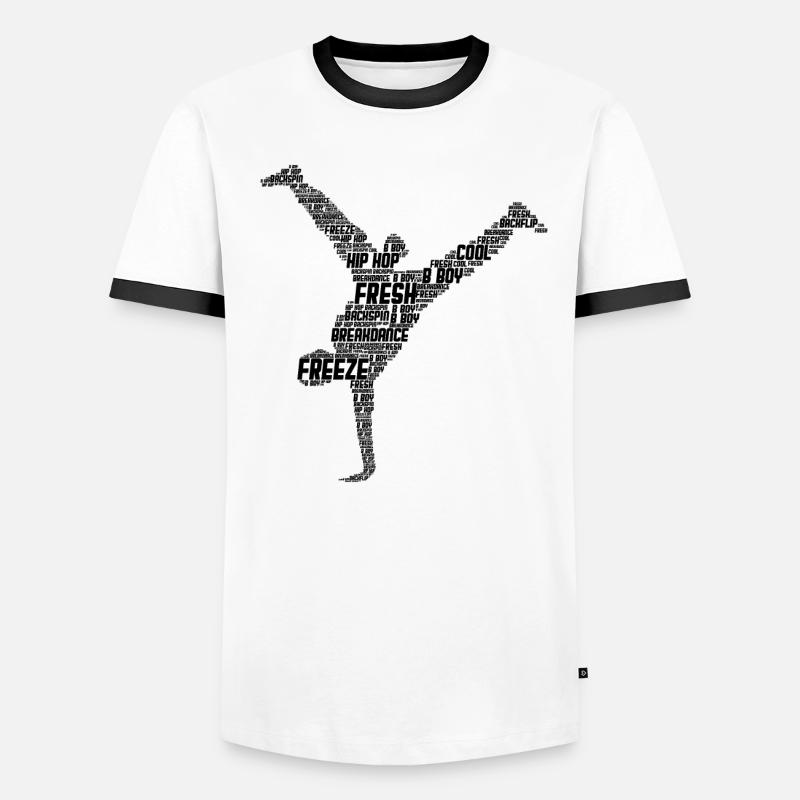 Breakdancing Men's Ringer Shirt