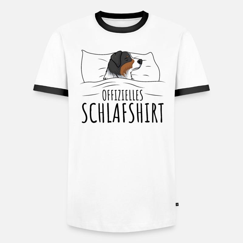 Australian Shepherd Männer Kontrast-T-Shirt