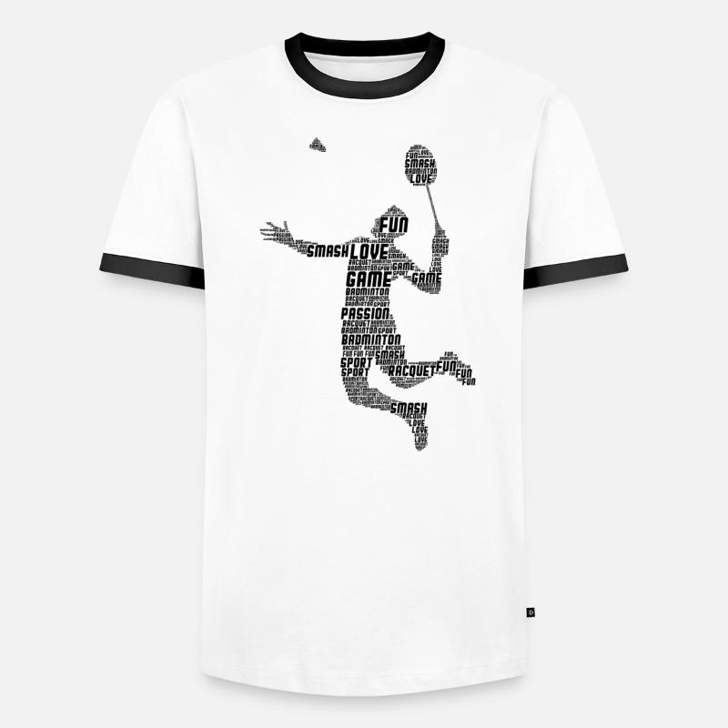 Badminton T-shirt contrasté Homme