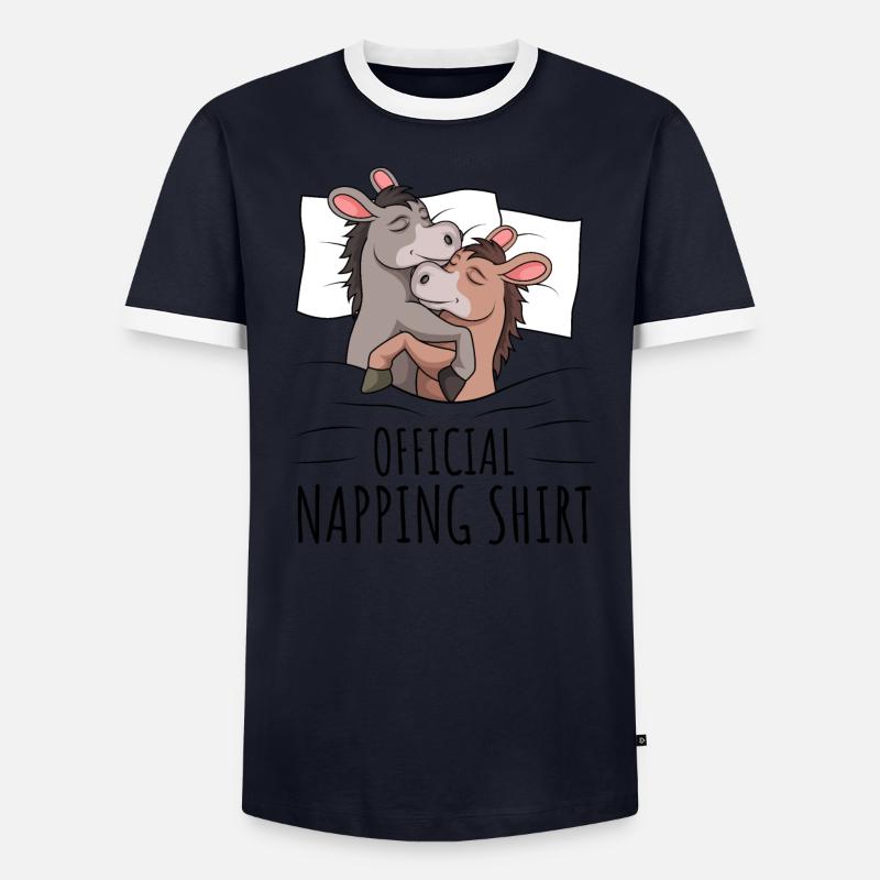 Âne T-shirt contrasté Homme