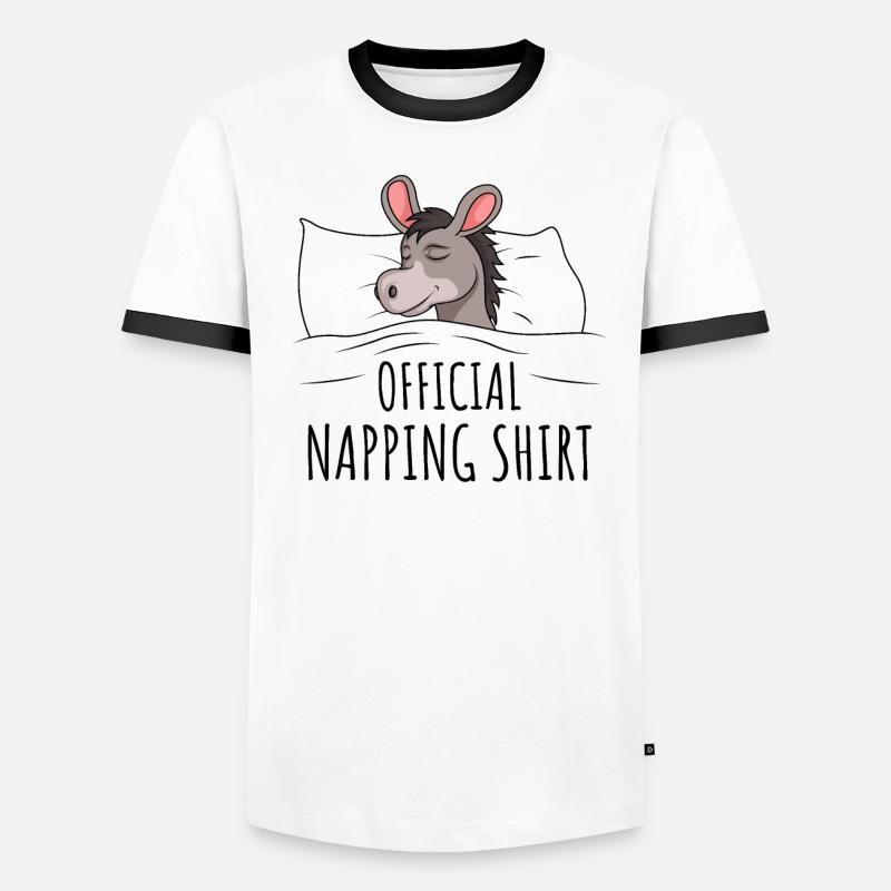 Âne T-shirt contrasté Homme
