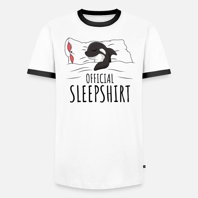 Killer whale Men's Ringer Shirt