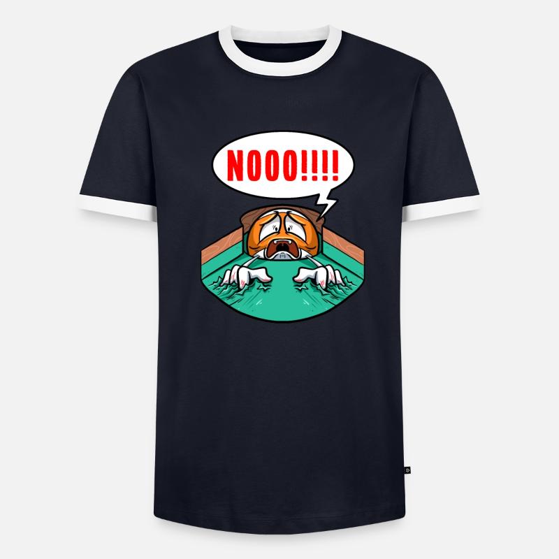Joueur de billard Scratch Billard T-shirt contrasté Homme