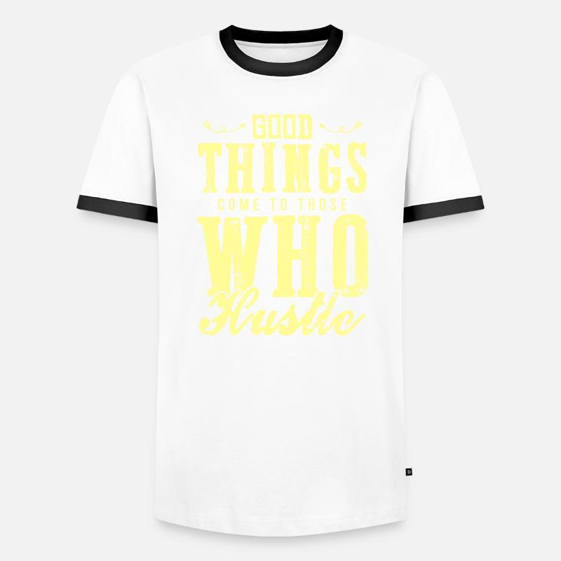 work hustle Men's Ringer Shirt