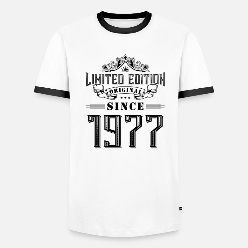 1977 Édition limitée T-shirt contrasté Homme