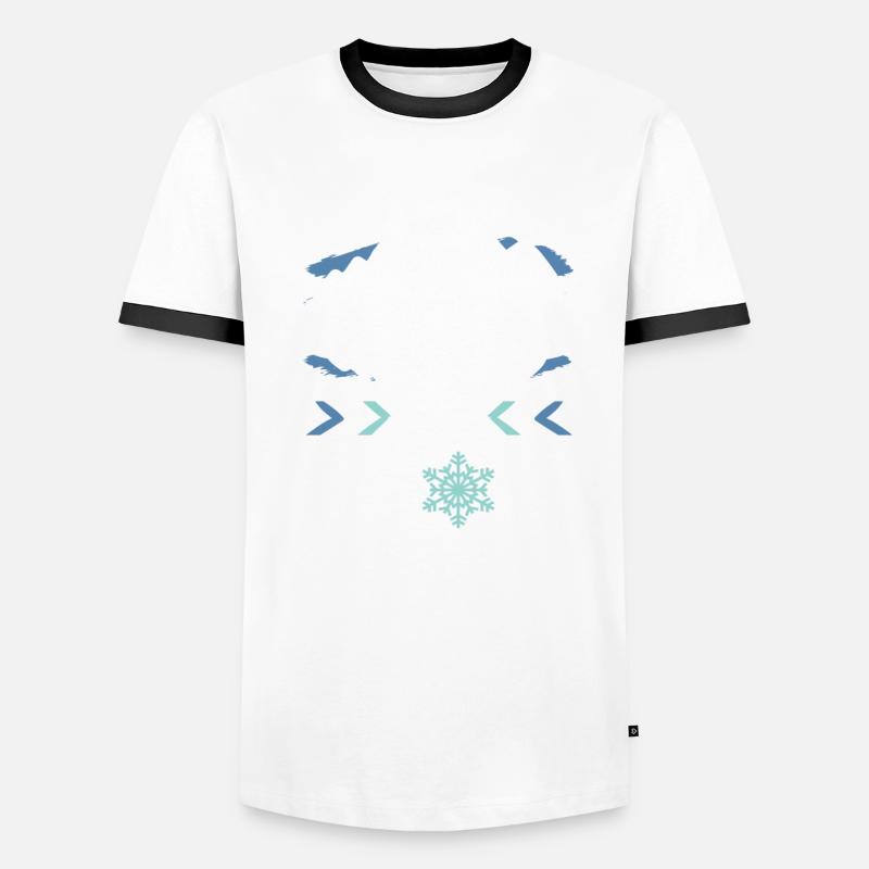 snowboard spruch Männer Kontrast-T-Shirt