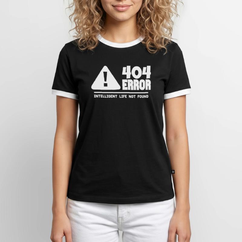 Computer and programmer geek. 404 Errors Men's Ringer Shirt