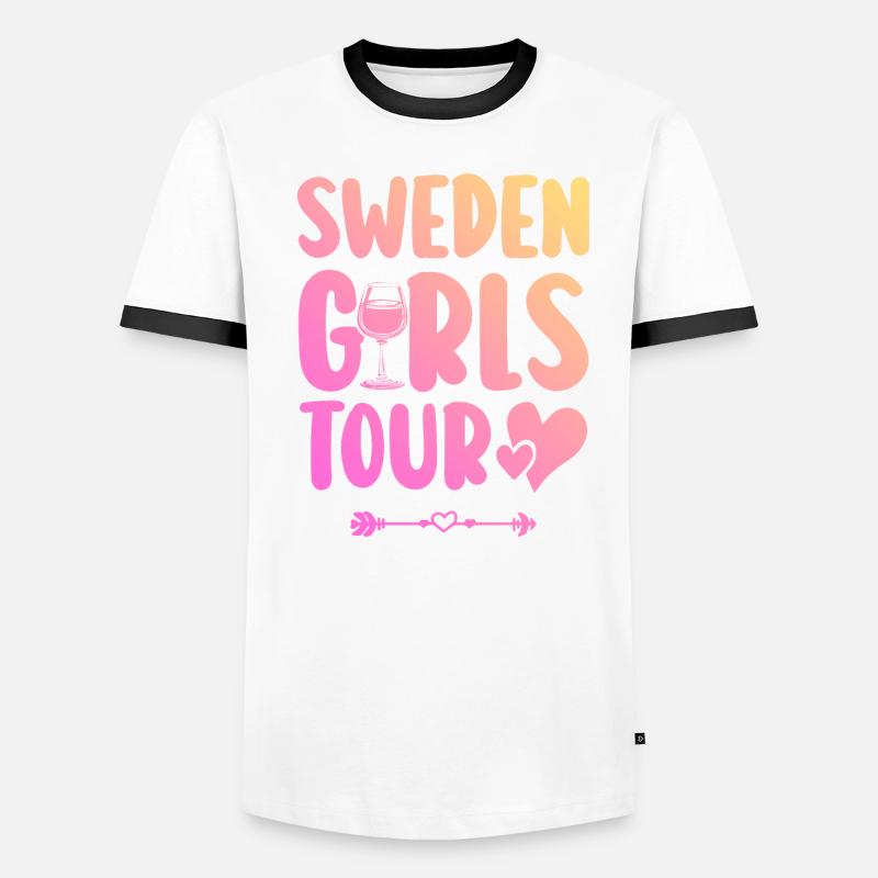Équipe de Suède T-shirt contrasté Homme