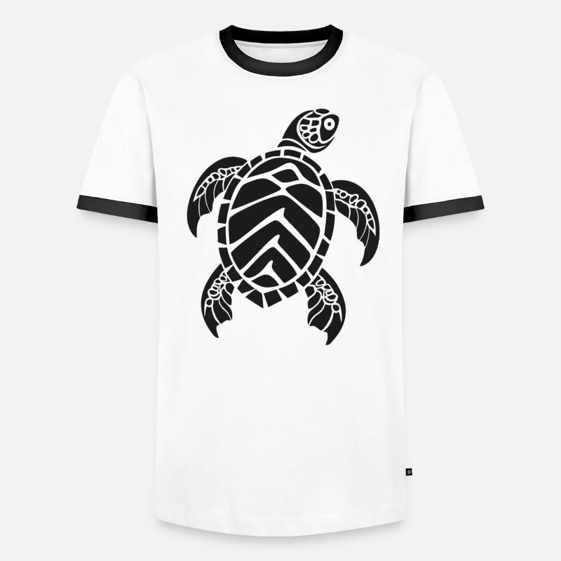 Sea turtle Men's Ringer Shirt