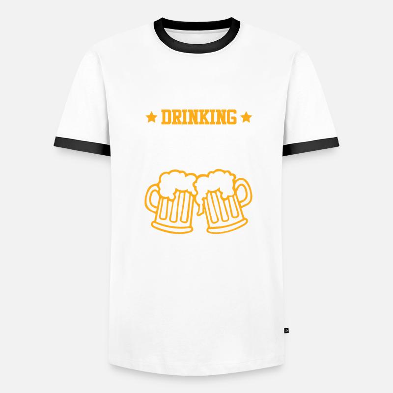 Équipe de consommation d’anniversaire T-shirt contrasté Homme