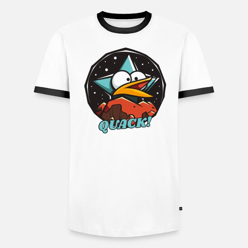 Silly Duck: Quawk! Men's Ringer Shirt