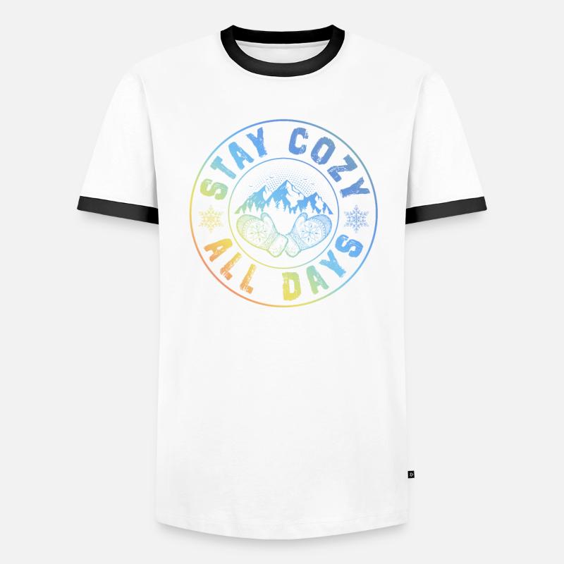 Winter Cold Cozy Men's Ringer Shirt