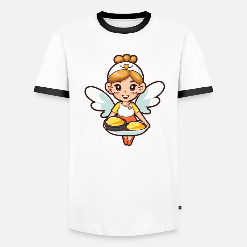 Backfee Fee Backen Kochen Männer Kontrast-T-Shirt