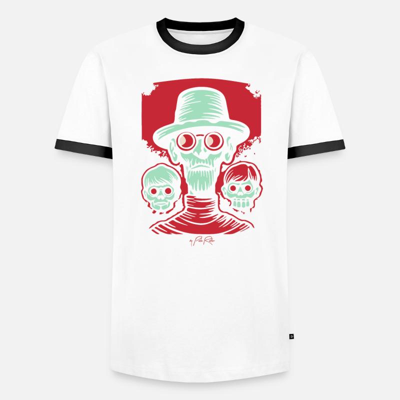 Horror Stripping Puller: The Zombie Master Men's Ringer Shirt