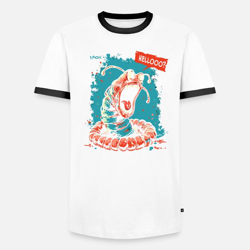Hello, indignant, legitimate worm Men's Ringer Shirt
