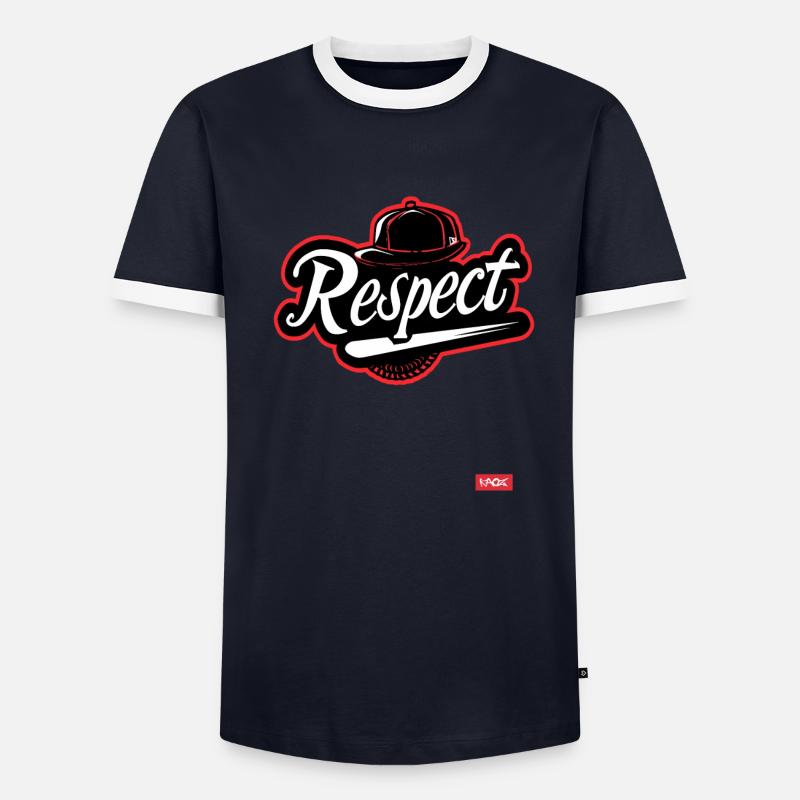 Équipe de baseball parodique : Respect T-shirt contrasté Homme
