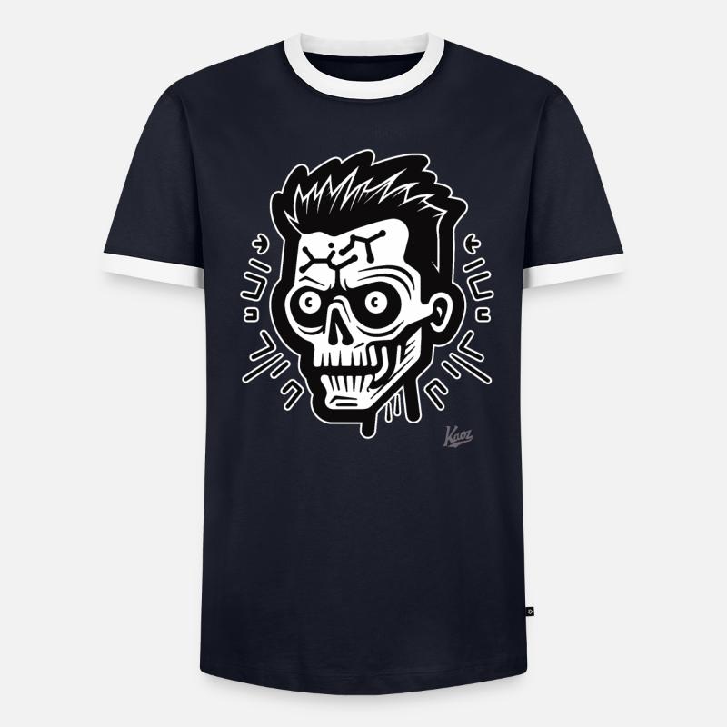 Highly focused skull Men's Ringer Shirt